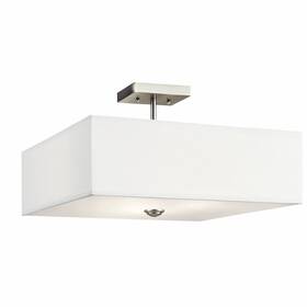 43693ni Kichler Lighting Shailene - 3 Light Semi-flush Mount 18 Inches