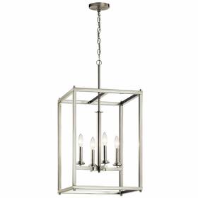 43998ni Kichler Lighting Crosby - 4 Light Foyer Pendant With Contemporary Inspirations 31 Inches