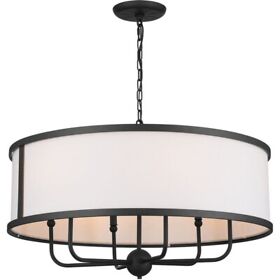 52466bkt Kichler Lighting Heddle 6 Light Medium Chandelier In Homestead