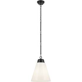 52662bk Kichler Lighting Marsailli 1 Light Black Pendant Ceiling Large