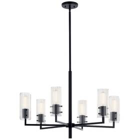 52679bk Kichler Lighting - Velestino 6 Light Chandelier-21.25 Inches Tall And 30.25