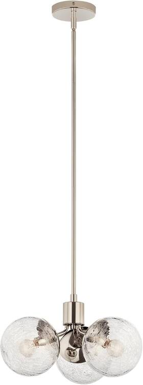 52700pn Kichler Lighting Silvarious - 3 Light Chandelier-9.5 Inches Tall And 16.5 Wide-polished