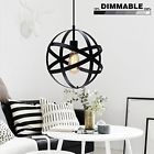 Kingsocecv1477 Kingso Industrial Metal Pendant Light Spherical Ceiling Orb Globe Hanging