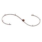 514803 Kit Bronze Hampton 120 Bay Flex Antique Starter 12 Track Volt Foot