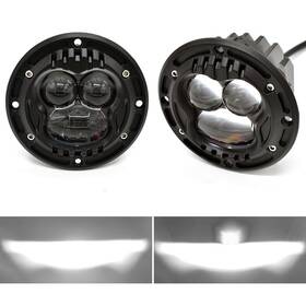 Kt-2635-2-w Kitocartop 4inch Flush Mount Bumper Off Road Lights Led Cube Spot Light Driving F