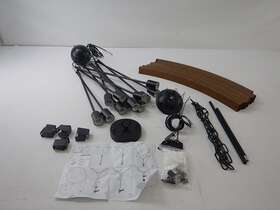 Hat917 Klgxnrd - 59ftft 12 Light Farmhouse Wagon Wheel Chandelier Vintage Rust