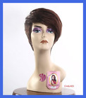 Kn-2015sk-11 Natural Look Wig Fashion Bob Pixie Tousle Burgundy 720825396965