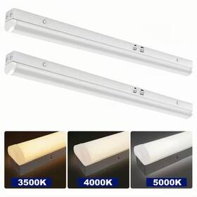 Koaoeirs 711181821130 3.38 Ft. White Integrated Led Utility Shop Lights 200-watt Equivalent Cct/wattag