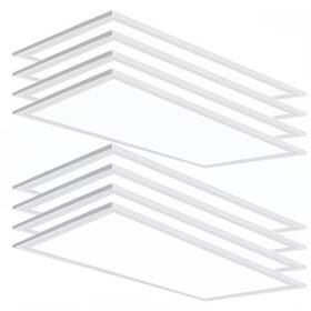 Koaoeirs 744759999177 8-pack 2 Ft. X 4 7800 Lumens Integrated Led Panel Light 5000k Drop