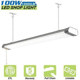 Ng-sl11-100w-508-gus Kukuppo 100w Led Shop Tube Bulb Light Commercial Linkable Fixture For Warehouse Garage