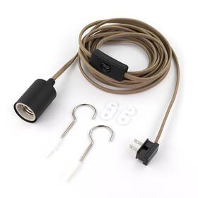 Ks-pdl005 Kumtin Smart 15 Feet Plug In Pendant Light Cord Kit Bronze Hanging K