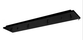 Cnp04ac-bk Kuzco Lighting 27-1/2 Inch Black 4-port Led Linear Canopy New