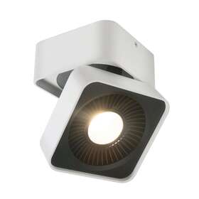 Mount-3.75 Kuzco Lighting Fm9304-wh Solo - 20w Led Flush Inches Tall And 5.13