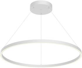 Pd87136-wh Kuzco Cerchio 36 Inch Led Down Pendant White/frosted Silicone Diffuser -