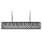 L-style Designs Crystal 9 Light Chandelier Oval Shade Pendant Lamp Ceiling Fixture Home Lighting 0742889404752
