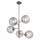 L25001 Unbranded 5-light Glass Chandelier 759005333360