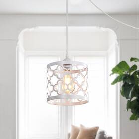Lalula 734730476988 Plug In Pendant Light Farmhouse 1light Chandelier Ceiling Fixtures