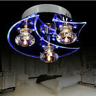 3x20w Lamp Light Lighting Pendant Fixture Chandelier Bulb Modern Crystalceiling