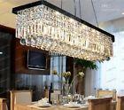 Llfa28 Lamp Light Chandelier Pendant Length Ceiling Lig Led 100cm Crystal Modern