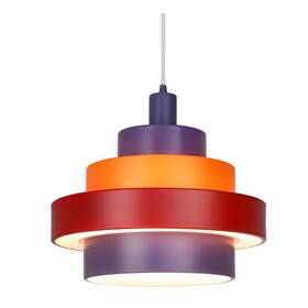 P6863pa-5 Lampe House Tubular Pyramid Pendant Light Fixtures 5-ring - Led Hanging Lights
