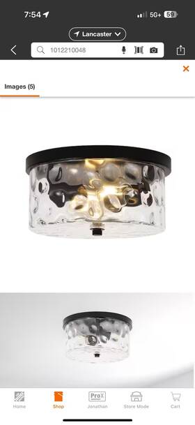 06ftl0234bnk Lamqee 9.8 Inch 2-light Black Flush Mount Ceiling Light With Clear Glass