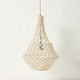 83725094 Large Rope Pendant White Opalhouse Designed With Jungalow