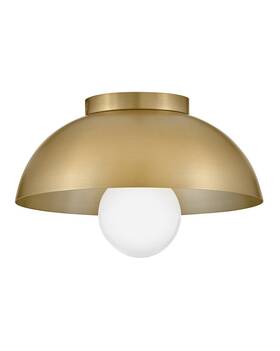 83301lcb Lark Lacquered Brass Led Flush Mount From The Stu Collection