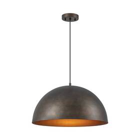 81010000065208 Latitude Run Marajo 1 - Light Dimmable Dome Kitchen Island Pendant 19.6ftft