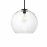 Ld2216bk Elegant Lighting Baxter Single Light Wide Pendant With 842814153141