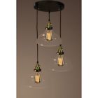 Ld4035-3 Warehouse Of Tiffany Esmeralda Adjustable Cord Clear Glass Edison Lamp