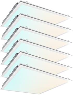 Led Energy Plus 810438036232 2x2 Ft Light Flat Panel 20/30/40w Color Temperature Selectable 3k 4k