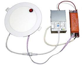 Led & Lighting Solutions 850053395055 6 Inch Dimmable Downlight Can With 90 Min Emergency Battery Backup 12w 5 Cct