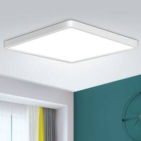 Ledlightsworld 613965271240 12 Inch Led Ceiling Light Fixture Flush Mount 24w 5000k Daylight White Ceil