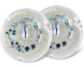 Ledytech 769293891664 2-pack 3.93ftft Led Ceiling Fan Light Retrofit Kit Panel Pcb 18w