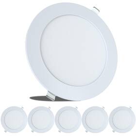 Leisureled 630991279958 5 Pack Leisure Led Rv Boat Recessed Ceiling Light 720 Lumen Super Slim Pa