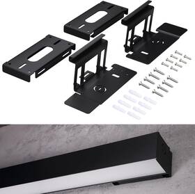 E-97754 Leonlite Led Linear Light Wall Mount Kit Only For Lights Steel Bracket