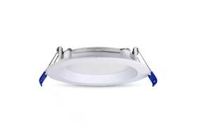 Leviton 001-dbr40-s1w 4 Inch Round Baffle Slim Led Recessed Downlight 820lm 5cct 2700k-5000k Dim