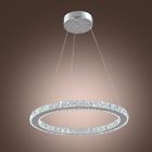 Lf664211 Unitary Brand New Modern Circle Crystal White Led Pendant Light
