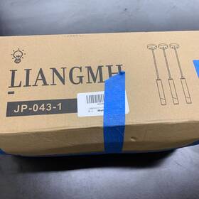 Jp-043-1 Liangmh Pack Of 3 Modern Ceiling Mini Adjustable Pendant Lights Black