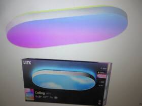 Lfxcap26 Lifx Lfxcap26/rgbw/wh 26 Inch Oval Capsule Smart White Multi-color Wifi Selectable Led Flush Mount