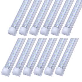 T8y8-72-ts-6000k12 Ligheart 8ft Led Shop Light T8 Integrated 72w Tube Lights 6000k 8 Foot Linkable