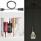 15536 Light Infinita Set Metal Drop Pendant Cap 001 Bulb Plumen
