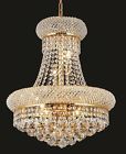 1800d16g Light 8 Elegant Gold Crystal Rc Primo Chandeliers Lighting