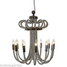 04401271 Light Chandelier Devon Checkered Black Unique Noovo Rope White Nautical