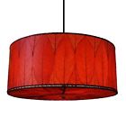 168665 Light Id Pendant Drum Red
