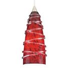 P44-nickle Light Jack Art Red Quick Alfa Izzy Juno Glass Pendant Trans 12v