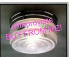 407ch Light Retro 8 " Fixture Drum Kitchen Vintage Chrome Bath Ceiling Glass