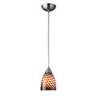416-1c Light Style 2 Satin Nib Elk Cocoa Chandelieri Pendant 4161c Glass Nickel Kitchen
