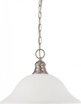 3308 Lighting 60/3308 One Light Interior Home Package Hanging Dome With Frosted Glass