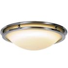 617613 Lighting Brushed Fluorescent Nickel 1 Light Af Contemporary Ceiling " 17